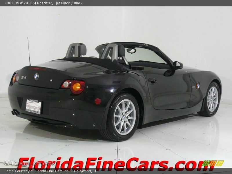 Jet Black / Black 2003 BMW Z4 2.5i Roadster