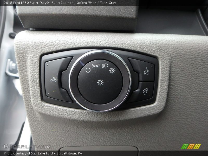 Oxford White / Earth Gray 2018 Ford F350 Super Duty XL SuperCab 4x4