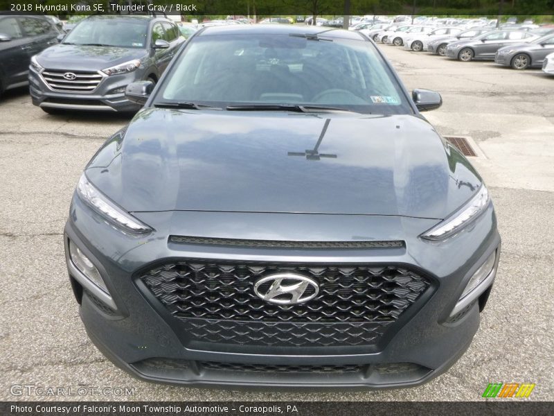 Thunder Gray / Black 2018 Hyundai Kona SE