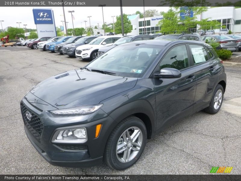 Thunder Gray / Black 2018 Hyundai Kona SE