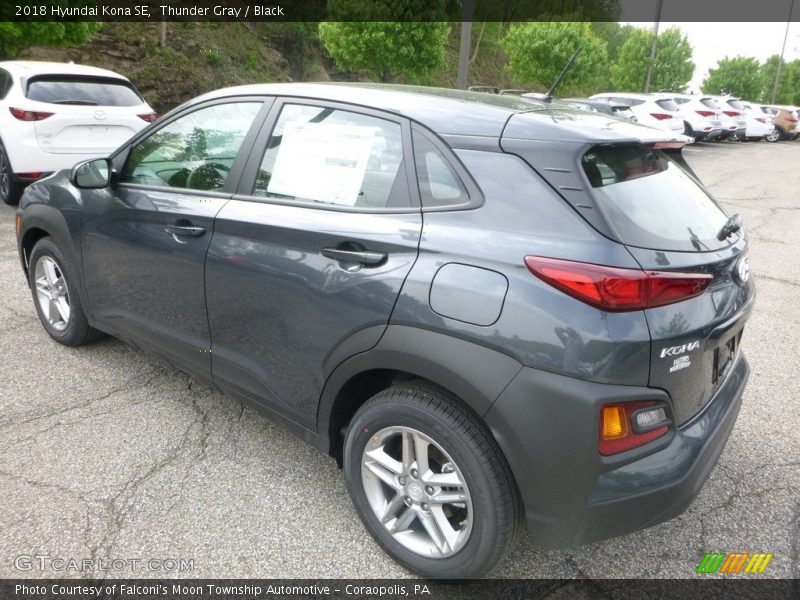 Thunder Gray / Black 2018 Hyundai Kona SE