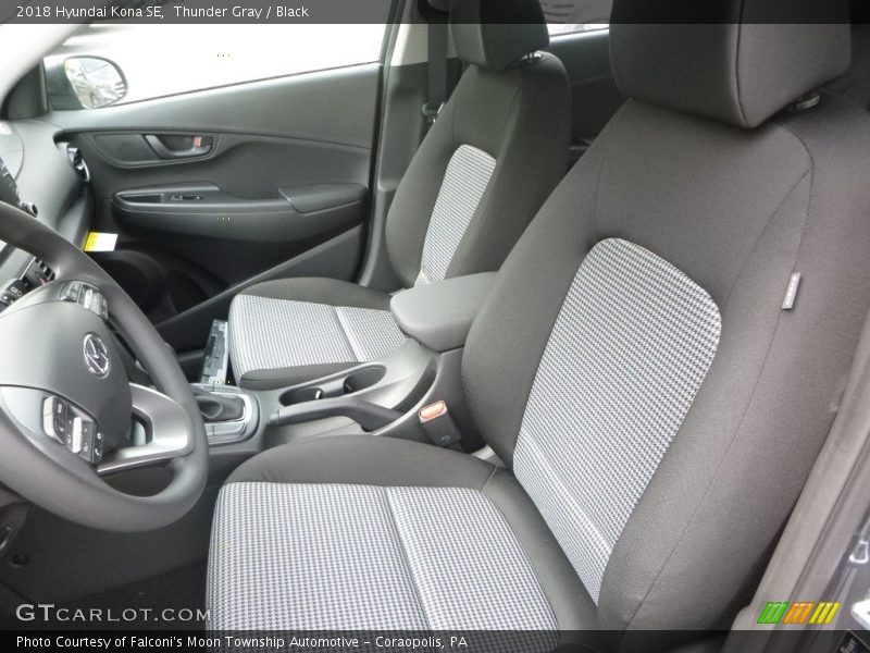 Front Seat of 2018 Kona SE