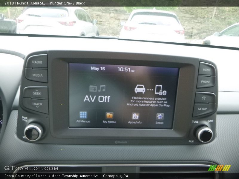 Thunder Gray / Black 2018 Hyundai Kona SE