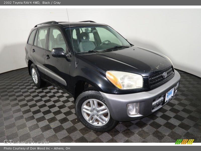 Black / Gray 2002 Toyota RAV4 4WD