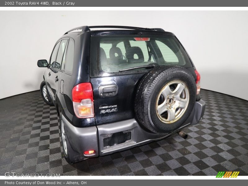 Black / Gray 2002 Toyota RAV4 4WD