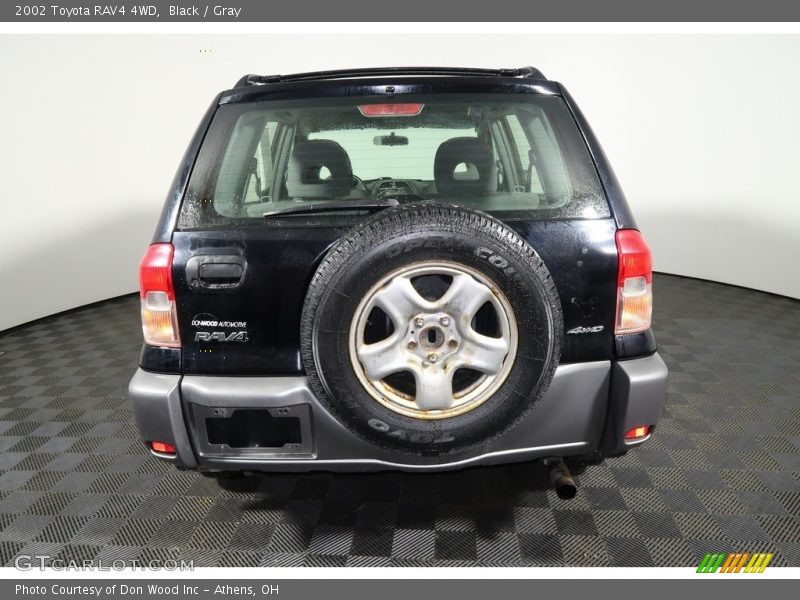 Black / Gray 2002 Toyota RAV4 4WD