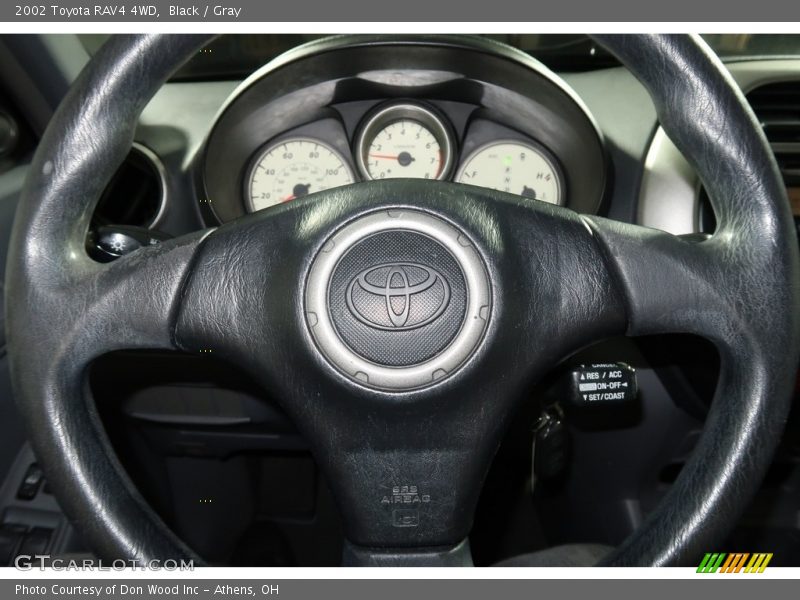 Black / Gray 2002 Toyota RAV4 4WD