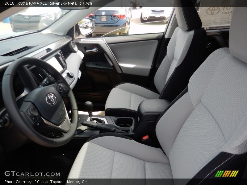 Silver Sky Metallic / Ash 2018 Toyota RAV4 XLE