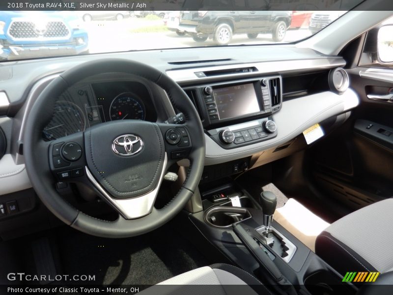 Silver Sky Metallic / Ash 2018 Toyota RAV4 XLE
