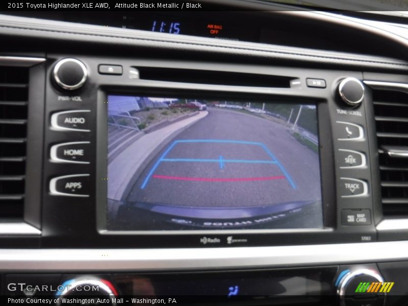 Attitude Black Metallic / Black 2015 Toyota Highlander XLE AWD