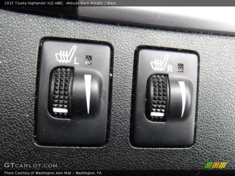 Attitude Black Metallic / Black 2015 Toyota Highlander XLE AWD