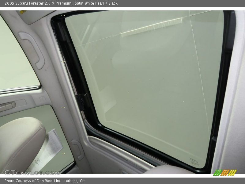 Satin White Pearl / Black 2009 Subaru Forester 2.5 X Premium