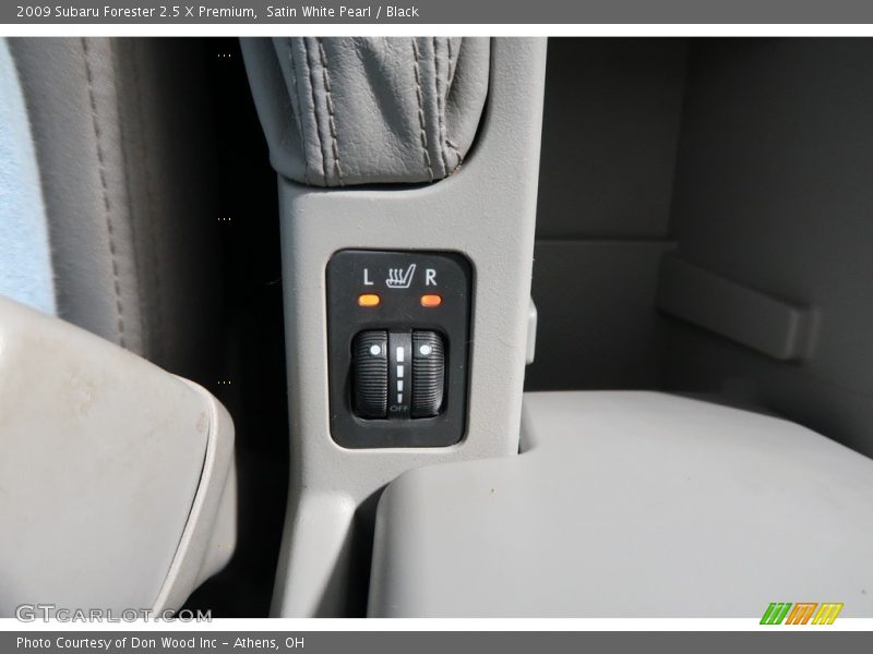 Satin White Pearl / Black 2009 Subaru Forester 2.5 X Premium