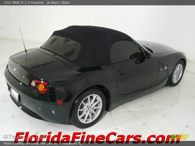 Jet Black / Black 2003 BMW Z4 2.5i Roadster