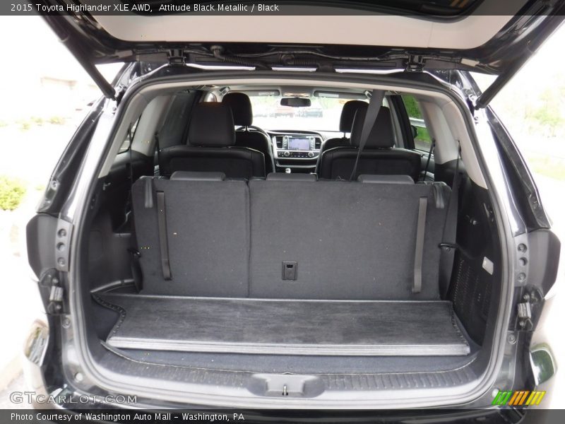 Attitude Black Metallic / Black 2015 Toyota Highlander XLE AWD