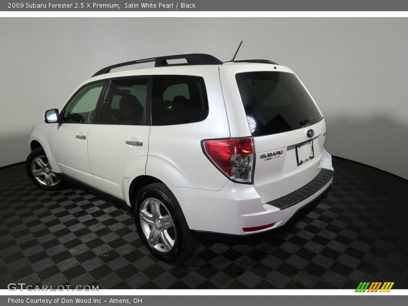 Satin White Pearl / Black 2009 Subaru Forester 2.5 X Premium