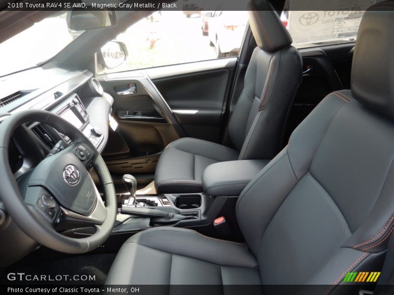 Magnetic Gray Metallic / Black 2018 Toyota RAV4 SE AWD