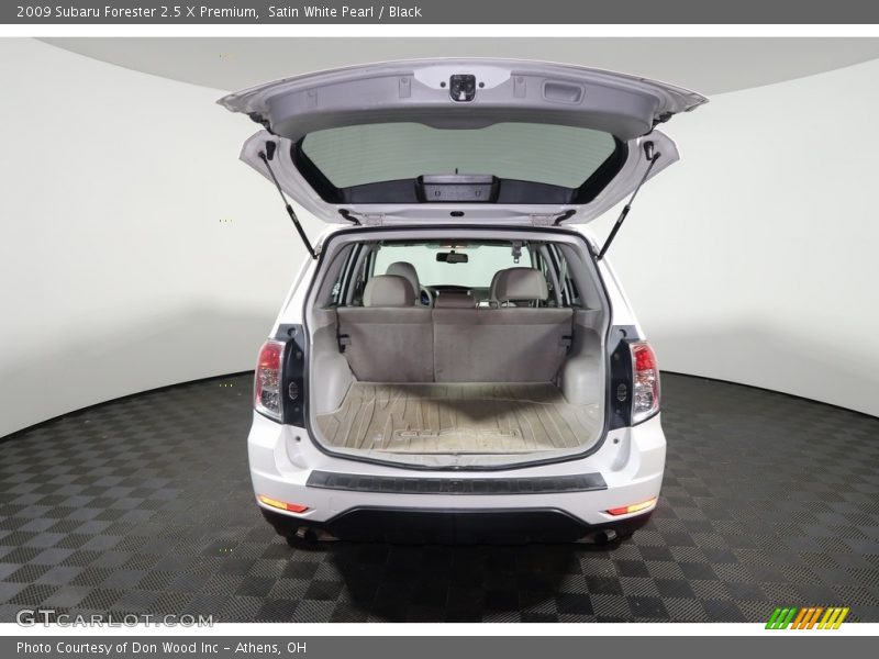 Satin White Pearl / Black 2009 Subaru Forester 2.5 X Premium