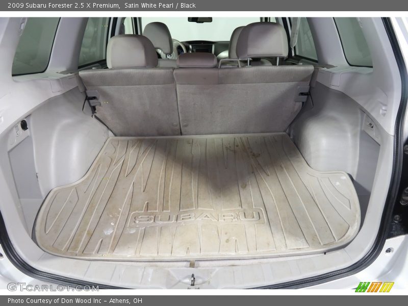 Satin White Pearl / Black 2009 Subaru Forester 2.5 X Premium
