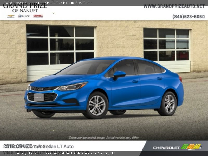 Kinetic Blue Metallic / Jet Black 2018 Chevrolet Cruze LT