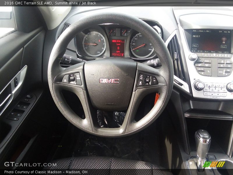 Summit White / Jet Black 2016 GMC Terrain SLE AWD