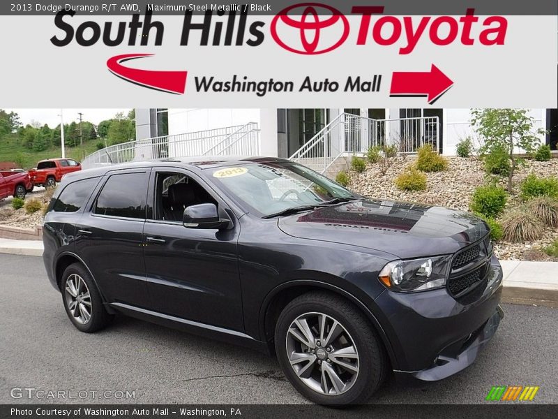 Maximum Steel Metallic / Black 2013 Dodge Durango R/T AWD