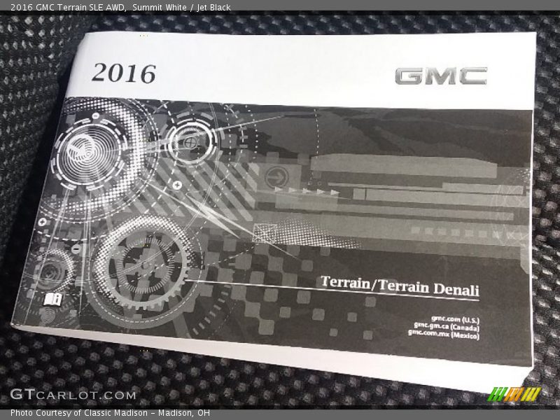 Summit White / Jet Black 2016 GMC Terrain SLE AWD