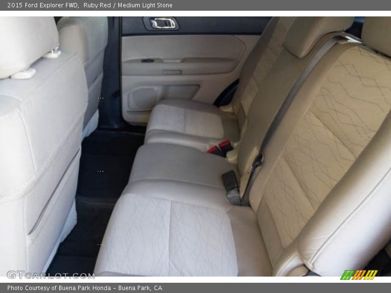 Ruby Red / Medium Light Stone 2015 Ford Explorer FWD