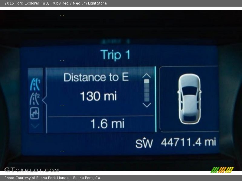 Ruby Red / Medium Light Stone 2015 Ford Explorer FWD