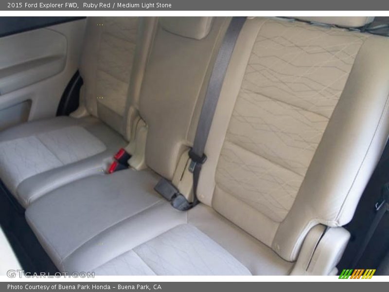 Ruby Red / Medium Light Stone 2015 Ford Explorer FWD