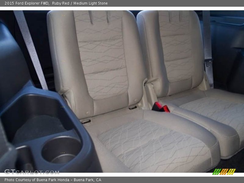 Ruby Red / Medium Light Stone 2015 Ford Explorer FWD