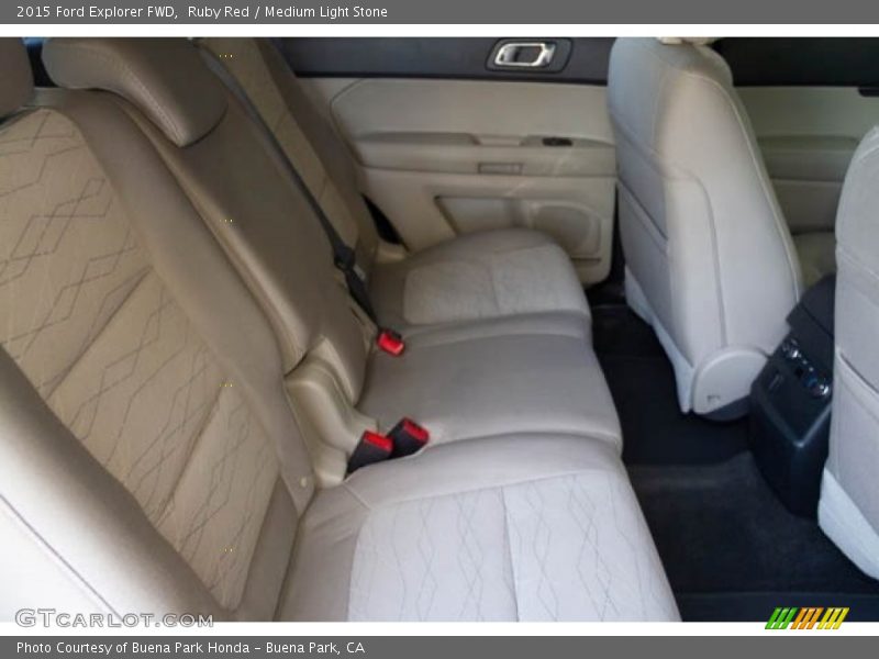 Ruby Red / Medium Light Stone 2015 Ford Explorer FWD