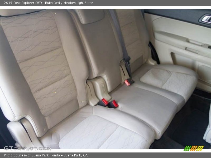 Ruby Red / Medium Light Stone 2015 Ford Explorer FWD