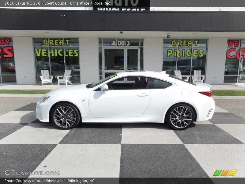 Ultra White / Rioja Red 2016 Lexus RC 350 F Sport Coupe