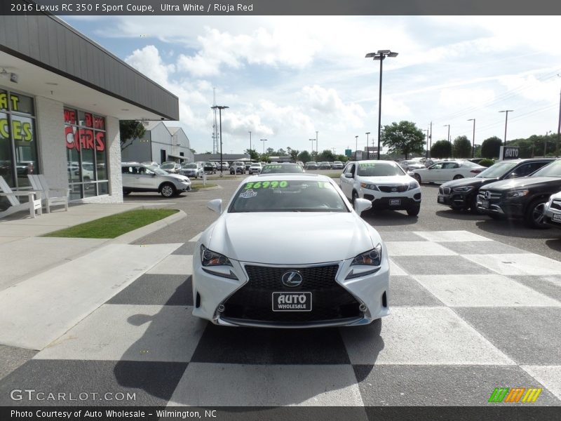 Ultra White / Rioja Red 2016 Lexus RC 350 F Sport Coupe