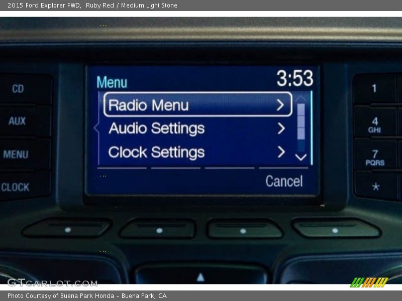 Ruby Red / Medium Light Stone 2015 Ford Explorer FWD