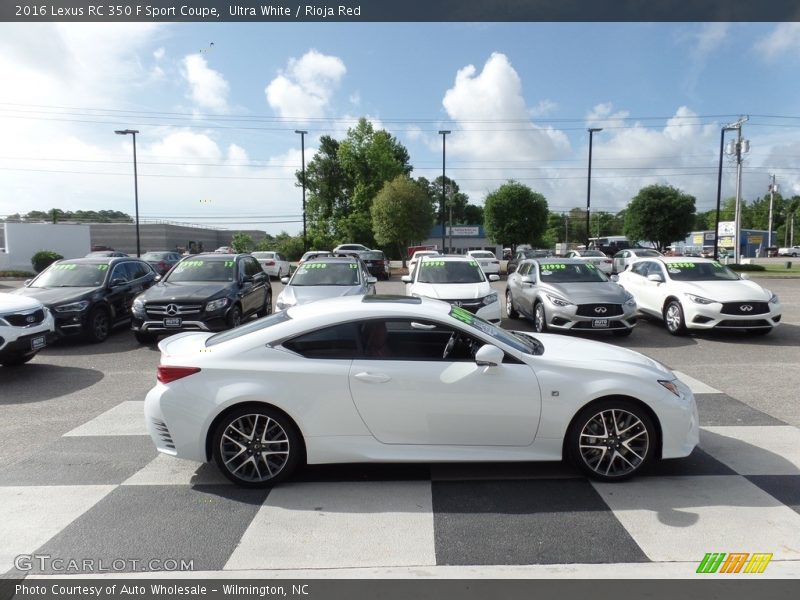 Ultra White / Rioja Red 2016 Lexus RC 350 F Sport Coupe