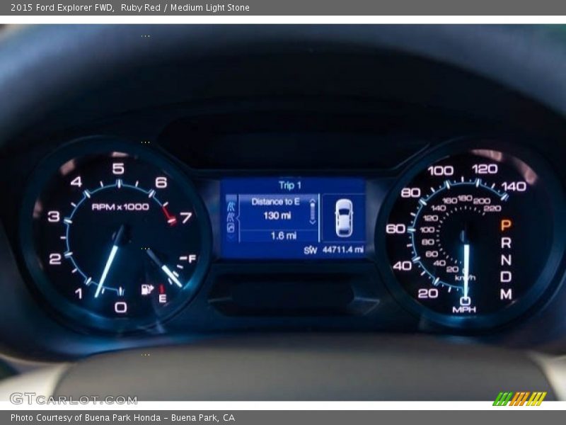 Ruby Red / Medium Light Stone 2015 Ford Explorer FWD