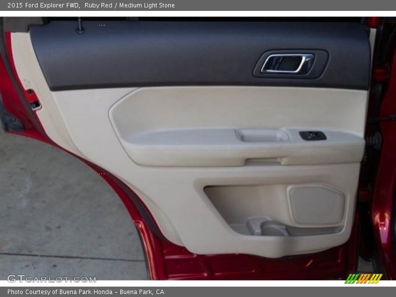 Ruby Red / Medium Light Stone 2015 Ford Explorer FWD