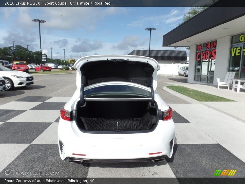Ultra White / Rioja Red 2016 Lexus RC 350 F Sport Coupe