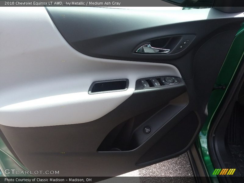 Ivy Metallic / Medium Ash Gray 2018 Chevrolet Equinox LT AWD