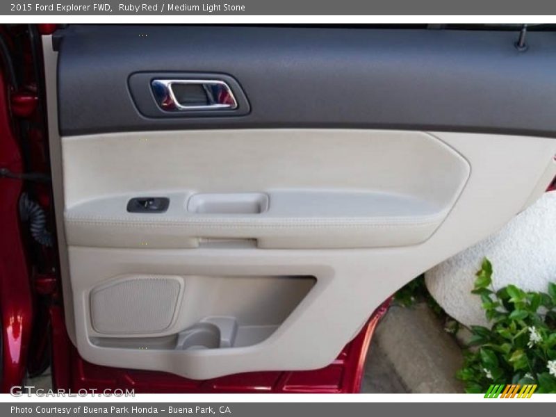 Ruby Red / Medium Light Stone 2015 Ford Explorer FWD