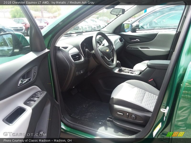 Ivy Metallic / Medium Ash Gray 2018 Chevrolet Equinox LT AWD