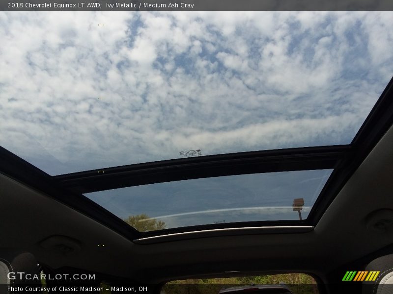 Ivy Metallic / Medium Ash Gray 2018 Chevrolet Equinox LT AWD
