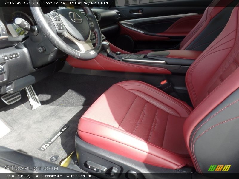 Ultra White / Rioja Red 2016 Lexus RC 350 F Sport Coupe