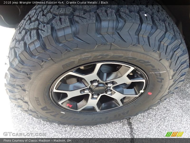 Granite Crystal Metallic / Black 2018 Jeep Wrangler Unlimited Rubicon 4x4