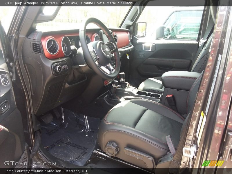 Granite Crystal Metallic / Black 2018 Jeep Wrangler Unlimited Rubicon 4x4