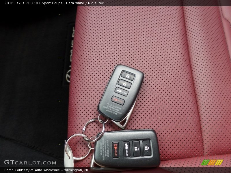 Ultra White / Rioja Red 2016 Lexus RC 350 F Sport Coupe