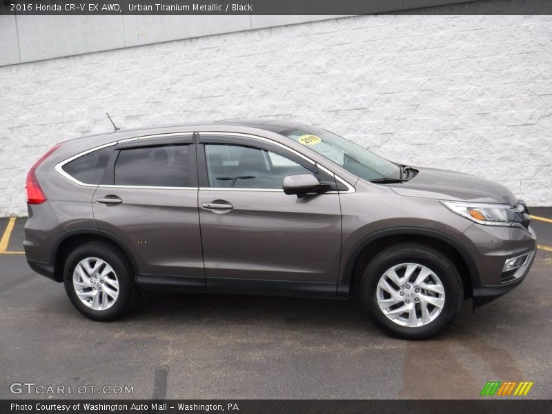 Urban Titanium Metallic / Black 2016 Honda CR-V EX AWD