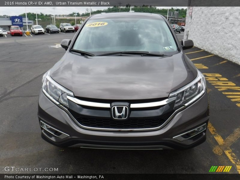 Urban Titanium Metallic / Black 2016 Honda CR-V EX AWD